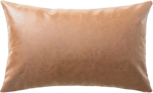 Vista 32 de Fancy Homi - Funda de almohada decorativa de cuero sintético larga lumbar bohemia negra de 14 x 36 pulgadas para dormitorio, sofá, cama, banco Negro