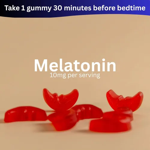 Vista 2 de Vemax Sleep Gummies - Gomitas de melatonina para adultos, 10 mg, L-teanina, magnesio, lavanda, bálsamo de limón y ashwagandha, apoyo