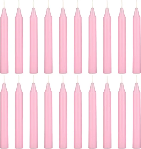 Vista 18 de Mega Candles Mini vela de hechizo con carillón cónico, 20 unidades, 4 x 1/2 Surtido