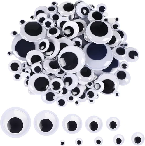 Vista 8 de FEBSNOW - 200 ojos autoadhesivos de 0.236 pulgadas para manualidades