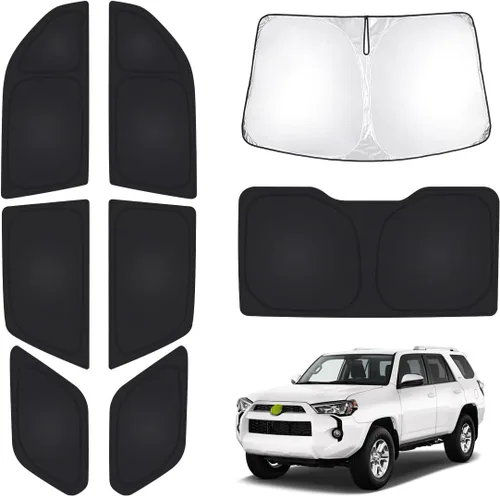 Vista 48 de T TGBROS Parasol para parabrisas para BMW X1 F48 2016 2017 2018 2019 2020 2021 2022 para ventana de automóvil, con bloqueo UV grueso y opaca