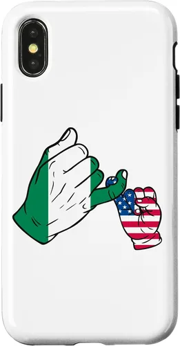 Vista 4 de iPhone 15 Parent and child Nigeria USA family Case