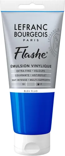 Vista 39 de Lefranc Bourgeois Flashe - Pintura de vinilo, tubo de 2.7 onzas líquidas, azul ceniza Extra-Fine Vinyl Emulsion Paint; Ultra-Matte, Highly Opaque