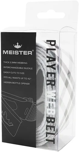 Vista 2 de Meister Cinturón de tela de golf para jugadores, ajustable y reversible