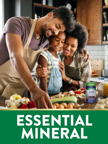 Vista 4 de Nature's Truth Gomitas de zinc para adultos 50 mg 60 unidades Suplemento extra fuerte vegano, sin OMG y sin gluten Sabor mixto de bayas