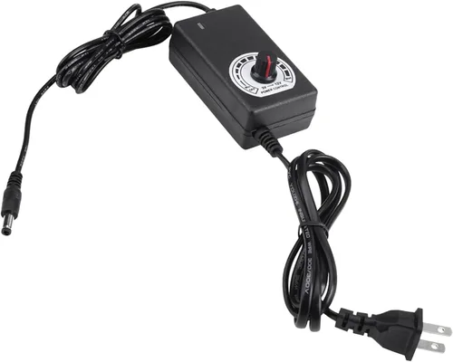 Vista 2 de Convertidor de CA a CC 110V-240V a 3-12V Adaptador de corriente 2A con enchufe de EE. UU. para ventilador eléctrico, motor de taladro, control