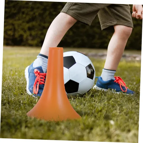 Vista 3 de NOLITOY 10 Uds. Cuerno de fútbol Barricada Agilidad Conos de Fútbol Deportes Agilidad Conos de Fútbol Conos de Fútbol Profesional Conos de Disco