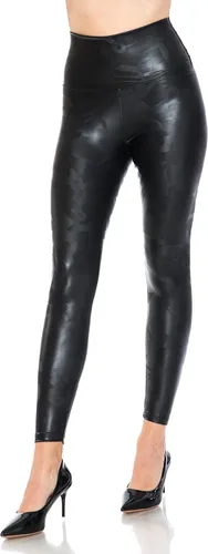 Vista 28 de Leggings Depot - Leggings de piel sintética para mujer, de cintura alta, elásticos Yoga-cactus y llama de 5