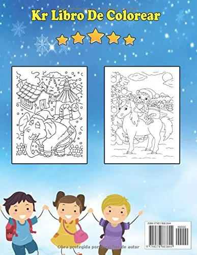 Vista 2 de Animales Navideños Libro De Colorear Imágenes Navideñas Para Divertirse En Navidad Maravillosos Dibujos Navideños Para Colorear Libro De ... Para