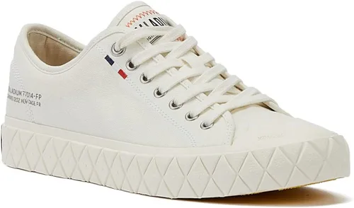 Vista 2 de Palladium Zapatillas bajas para hombre, blanco estrella