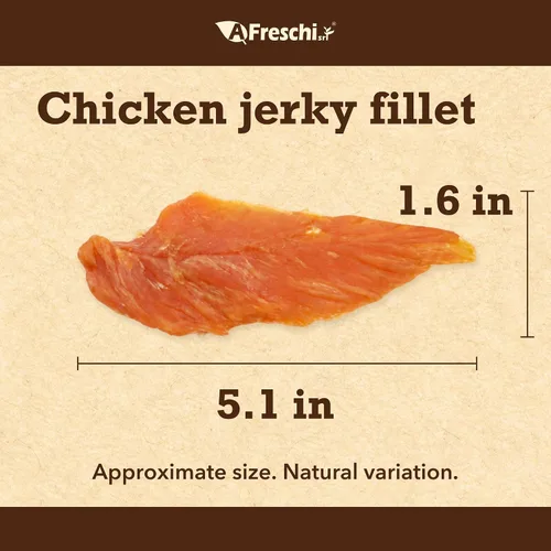 Vista 3 de A Freschi srl® - Golosinas de pollo para perros, filete de pollo totalmente