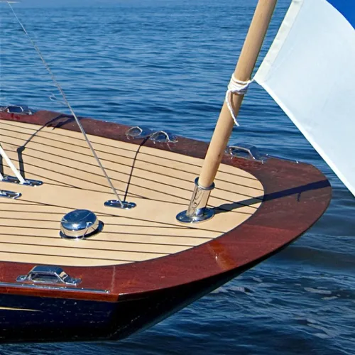 Vista 6 de Five Oceans Enchufe para mástil de bandera de barco de montaje superior, soporte para asta de bandera, se adapta a postes de 3/4 pulgadas