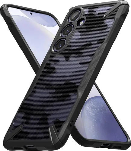 Vista 36 de Ringke Fusion-X [revestimiento dual antiarañazos] compatible con Samsung Galaxy A14 (4G y 5G), parachoques aumentado transparente, parte trasera