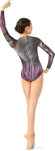 Vista 2 de Maillot WC8847 de malla pintada a mano para mujer