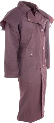 Vista 9 de New Outback Brown Western oilskin impermeable Australiano plumero Escudo