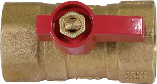 Vista 3 de Flextron FTGV-01F01F - Válvula de bola de gas, 1 x 1 pulgada