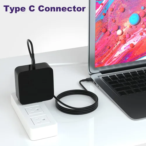 Vista 4 de Cargador de CA compatible con T-Mobile 5G Internet Gateway - Arcadyan KVD21 adaptador tipo/USB C