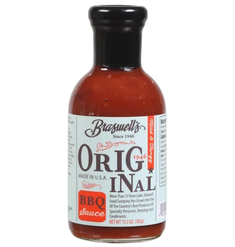 Vista 11 de Braswell's Salsa de barbacoa de manzana y canela, lote pequeño, especialidad reconocida, fabricada en Estados Unidos, desde 1946 (13.5 onzas)