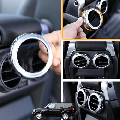 Vista 5 de Anillo de cubierta de salida de ventilación de aire para Land Rover Discovery 3 Discovery 4 LR3 LR4, Range Rover Sport 2005-2013