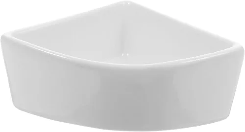 Vista 8 de iplusmile Cuenco de cerámica para hámster, blanco, 5