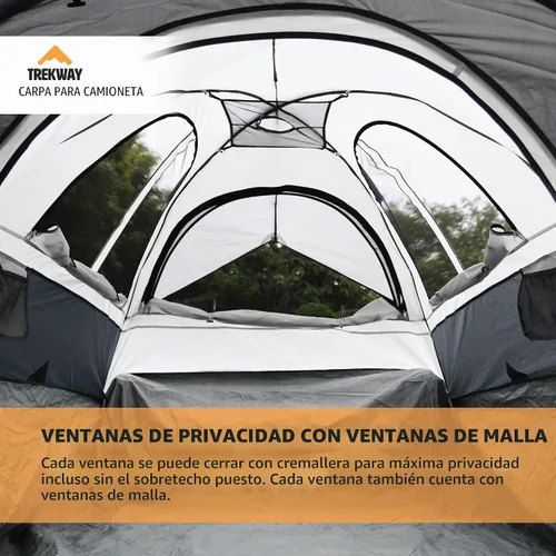 Vista 7 de Offroading - Tienda de campaña para caja de camioneta, longitud de 6.5 pies de caja