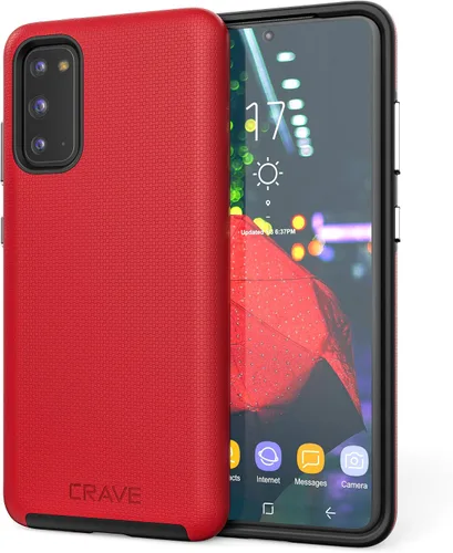 Vista 60 de Crave para Samsung Galaxy S20 Funda, Funda de Protección a Prueba de Golpes de Doble Capa para Samsung Galaxy S20 5G (15.7 cm) - Aqua