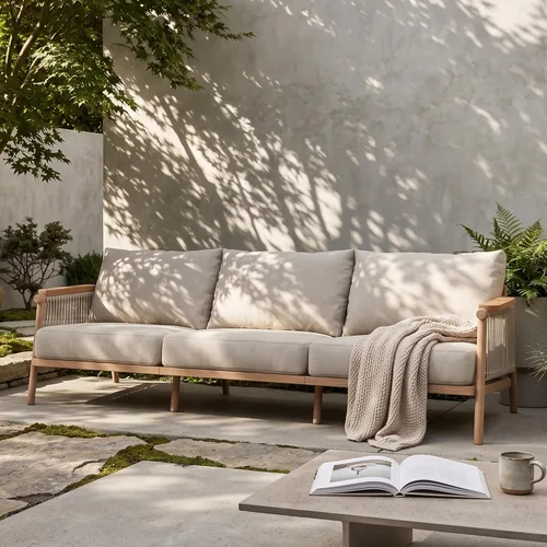 Vista 11 de Acanva Muebles al aire libre de aluminio del patio del musgo, sillón