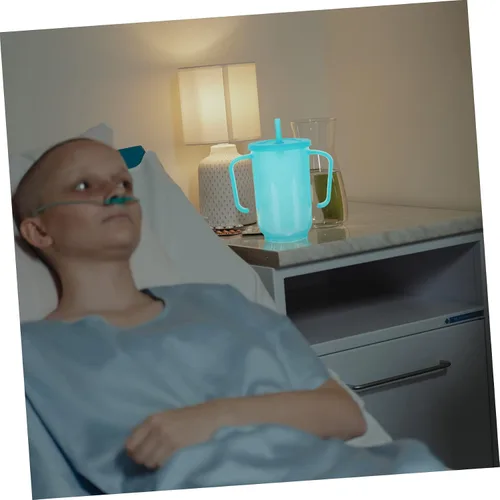 Vista 5 de Housoutil Taza antipaja para ancianos Disfagia Taza de paja Taza de alimentación líquida de dieta para adultos