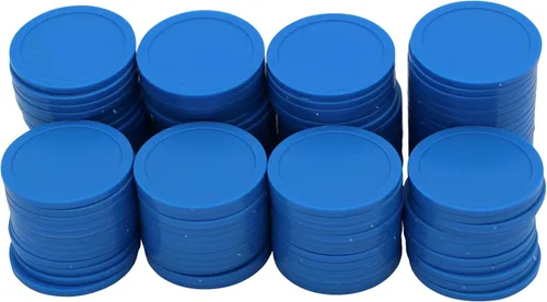 Vista 3 de Caja de 1.37 pulgadas de 120 monedas de conteo para fichas de póquer y monedas de juego (negro, 1.37 pulgadas)