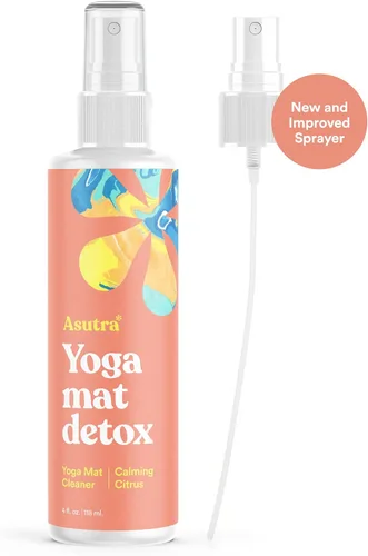 Vista 9 de Limpiador de colchoneta para yoga 100% natural y orgánico, SEGURO PARA TODAS LAS COLCHONETAS, no deja residuos pegajosos o viscosos, limpia