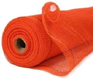 Vista 2 de Red de seguridad vertical ignífuga resistente, ignífuga de 5.6 pies x 150 pies, naranja de alta visibilidad