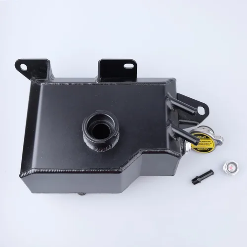 Vista 6 de AC PERFORMANCE Depósito de tanque de expansión de refrigerante de aluminio compatible para Mazda MX5 MK3 (chasis NC) 1.8/2.0, negro