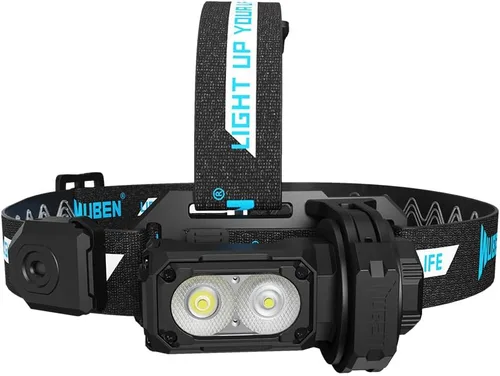 Vista 3 de WUBEN Sensor de control E7 para faros recargables, cambio de luz y ajuste de modo por detección, E7 Outdoor Essentials para correr, pescar, acampar