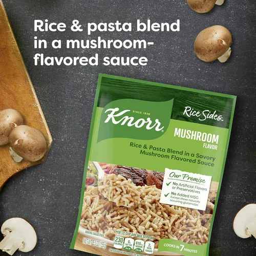 Vista 4 de Knorr Acompañamiento de Arroz, Champiñones, 5.5 oz (Paquete de 8)