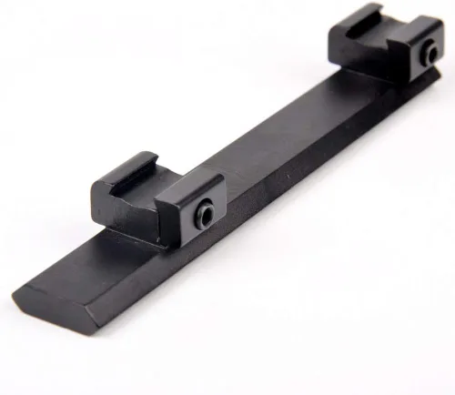 Vista 5 de ACEXIER 10 ranuras P.ICA-tinny Rail Caza Alcance Rail Adaptador 0.433 in a 0.787 in 4.882 in para rifle de aire pistola alcance montaje