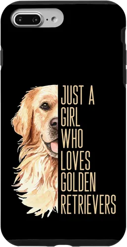 Vista 12 de Cute Golden Retriever - Just a Girl who Loves Goldens Case for iPhone 17