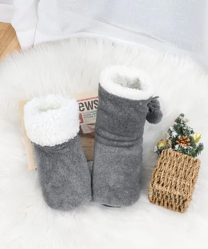 Vista 5 de DICUIRD Calcetines tipo pantufla acogedores y cálidos para mujer con pinzas