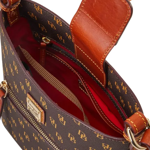 Vista 3 de Dooney & Bourke Bolso de mano, Gretta Small Ridley Bolso de hombro, Tmoro marrón