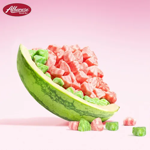 Vista 6 de Albanese World's Best Gummi - Rodajas de sandía (4.5 libras), bolsa de caramelos