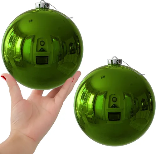 Vista 167 de Esferas pequeñas de Navidad de bronce y dorado de 1.6 pulgadas, adornos para decoración de árbol de Navidad, bolas colgantes inastillables