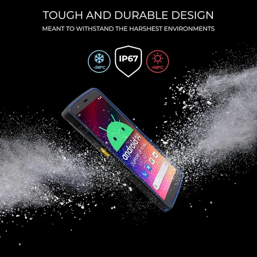 Vista 2 de Chainway C90 - Escáner inalámbrico multiusos de código de barras Android, lector de código de barras 2D/1D/QR, Play Store, pantalla vívida de 5.7