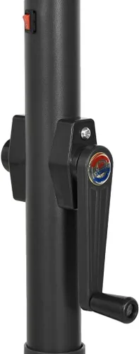 Vista 7 de vidaXL Sombrilla inclinable con luces LED, protección UV y resistente a la humedad, construcción de aluminio duradera, 78.7 pulgadas de diámetro