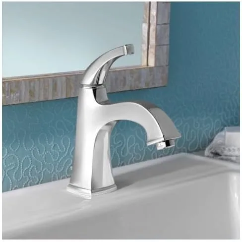 Vista 7 de American Standard Town Square - Grifo de lavabo monobloque con drenaje de conexión de velocidad