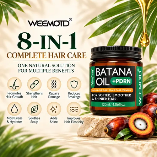 Vista 5 de WEEMOTD Batana Oil + PDRN bálsamo para el cabello y el cuero cabelludo