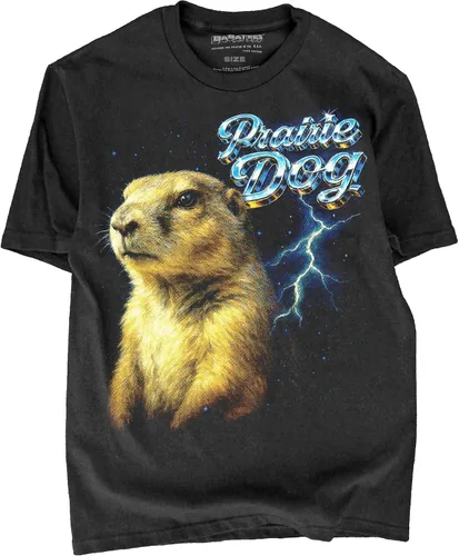 Vista 12 de Camiseta de Heavy Metal de los 80s con Animal en Negro - 100% Algodón - para Hombre y Mujer