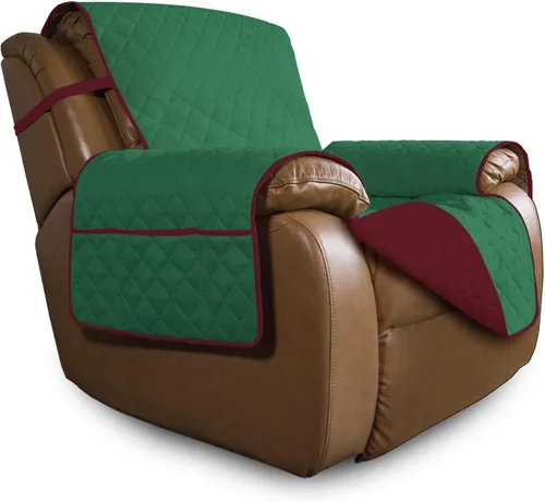 Vista 80 de Easy-Going - Funda reversible para sofá, resistente al agua, con varillas de espuma y correas elásticas, protector de muebles para mascotas y perros