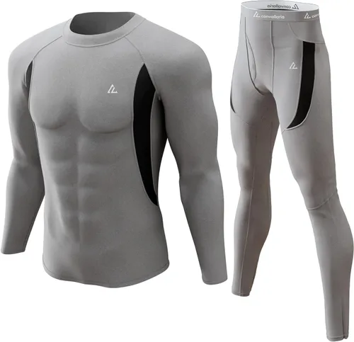 Vista 119 de Conjunto de ropa interior térmica para hombre, ropa interior larga 1#verde militar