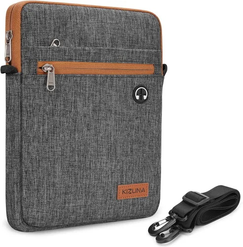 Vista 8 de KIZUNA Funda para tablet de 10 pulgadas, resistente al agua para iPad Pro/Surface Go 3/10.5" Galaxy Tab A, color negro