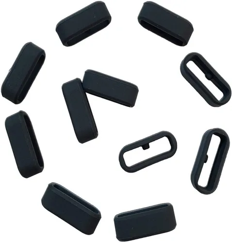 Vista 5 de FitTurn Bandas de sujeción compatibles con Fitbit Versa 4, Versa 2, Versa 3, Versa Lite Edition (paquete de 6) bandas de seguridad con soporte