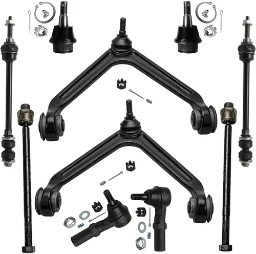 Vista 134 de Detroit Axle - Kit de suspensión delantera de 10 piezas para Chevrolet Trailblazer GMC Envoy 2004-2007 2005 2006 Soportes de brazo de control
